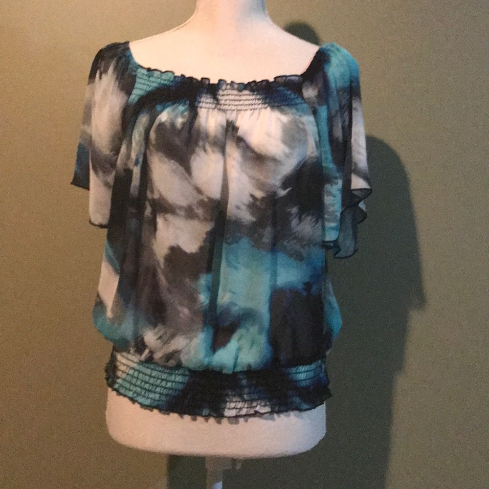 Sheer loose fitting top